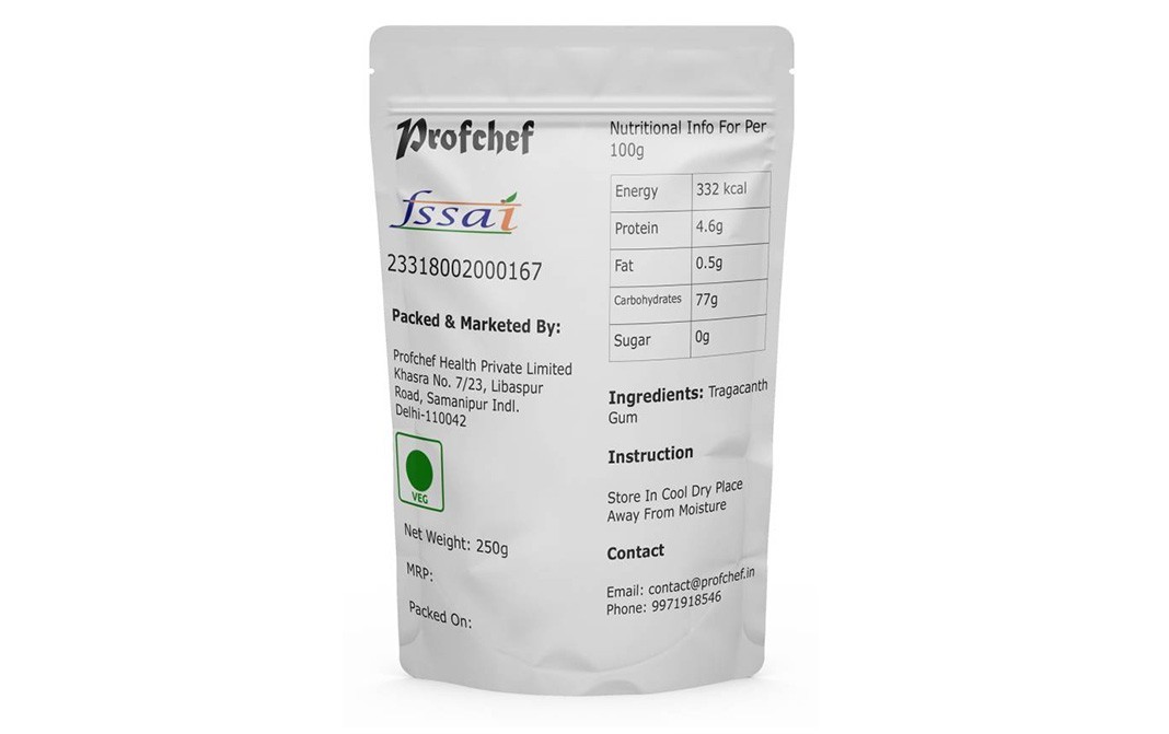 Profchef Gond Katira    Pack  250 grams